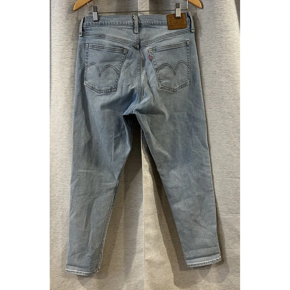 Levis Jeans Size 30 Wedgie Straight Button Fly Blue‎ Denim